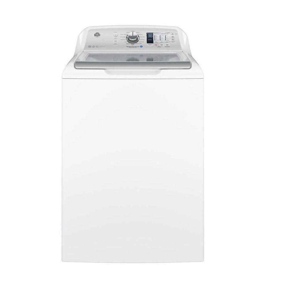 GE GTW680BSJ5WS 4.6 cu. ft. HighEfficiency White Top Load Washing